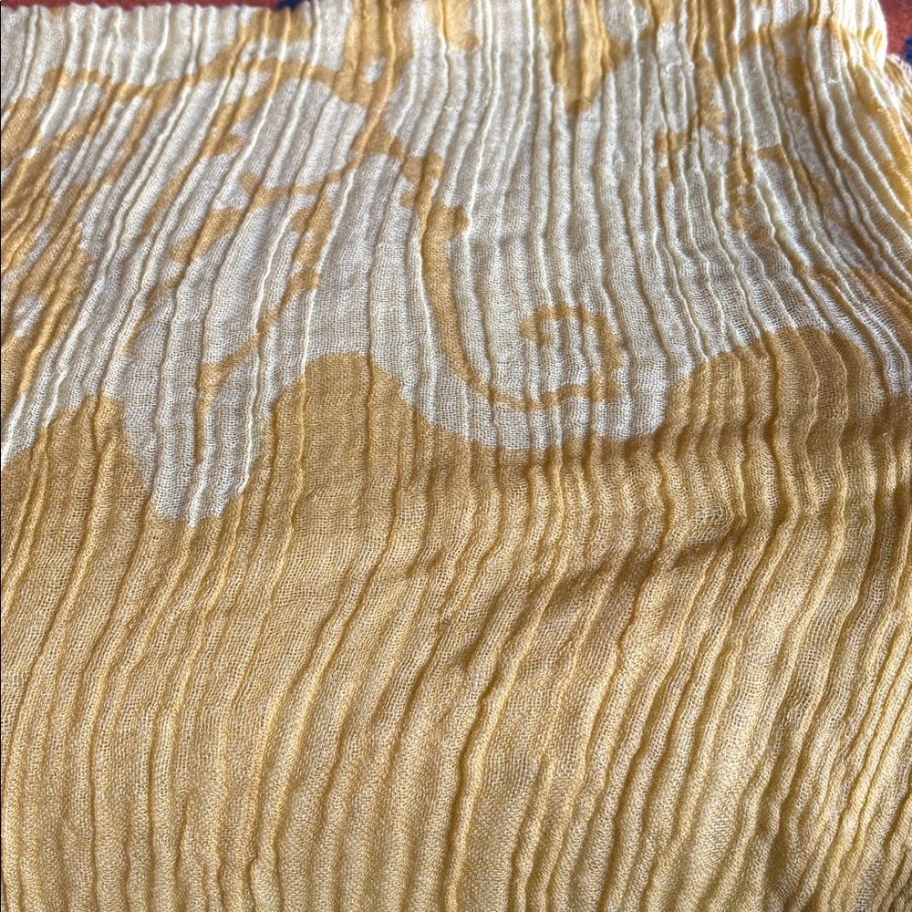 Eileen Fisher Yellow Scarf - Picture 2 of 5